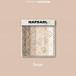 1 tk NAPEARL Puuvillane ja Linane Tr&uuml;kitud Beež Tutiga Poolpimendavad Kardinad V&auml;ikestele Akendele R&otilde;dule Kodu Dekoratsioon W150cm x L60cm beež