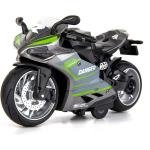 1/12 mootorratta m&auml;nguasjade mudel, Ducati Danger, tagasit&otilde;mmatav mini mootorratta m&auml;nguauto heli ja valgusega kingitus poistele, lastele vanuses 3&ndash;12 aastat 1/12-Size:15*7.5*8cm safiirsinine v&auml;rv
