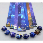 544 lehte Origami paberit&auml;hed DIY k&auml;sit&ouml;&ouml;na Origami Lucky Stari paberist voltimine Origami t&auml;he paberiribad paberikunsti meisterdamiseks