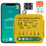 Tuya ZigBee v&auml;ravaavaja Intelligentne garaažiukse kontroller moodul Mobiiltelefoni kaugjuhtimispult Tuya rakendus mitmev&auml;rviline