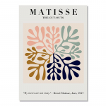 Abstraktne geomeetria k&otilde;verplakat Matisse l&otilde;uendimaal V&auml;rvikad stiilis plakatid ja v&auml;ljatr&uuml;kid seinakunst elutoa sisekujunduseks 21x30cm No Framed