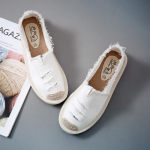 Naiste lamedad jalan&otilde;ud Naiste l&otilde;uendil Laisad jalap&uuml;ksid Hingavad Espadrillid Kevad-s&uuml;gisjalatsid 41