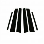 6 tk/komplekt Kleebise katte ukse trimmi samba postid sobivad BMW 5. seeria E60 sedaani 4DR 2004-2010 jaoks