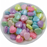 Love Plum Star Akr&uuml;&uuml;l AB Color Candy Segav&auml;rvi &uuml;mmargused helmed Moe lahtised helmed Akr&uuml;&uuml;lhelmed Ehted Aksessuaarid ehete valmistamiseks Helmed Flat Heart