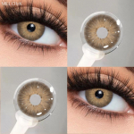 Mill Creek 2pcs color contact lenses 14.2/14.5MM Blue contact lens yearly use Cosmetics Contact Lenses sinine