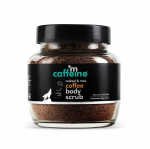 mCaffeine Exfoliating Coffee Body Scrub p&auml;evituse eemaldamiseks ja pehmeks-siledaks nahaks | Naistele ja meestele | De-Tan vannikoorija kookos&otilde;liga - 100 g