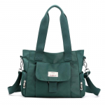 Mitme taskuga &otilde;lakott K&auml;ekotid Veekindlad Suure mahutavusega nailonist Crossbody kott Koolikott tumeroheline v&auml;rv