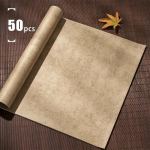 50 tk 5,3*13,4 tolli pikk retro Qin ja Hani antiikne nimis&otilde;na paberpintsel Kalligraafia praktika nimis&otilde;na paber Rahvuslik maalikunst kalligraafia loominen&auml;itus 50pcs
