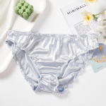 11-v&auml;rviline seksikas naiste alusp&uuml;ksid, satiinist j&auml;&auml;siidist aluspesu, &otilde;mblusteta mugavus, madala v&ouml;&ouml;kohaga alusp&uuml;ksid, soliidne naiste pesu XL