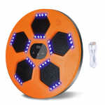 Kinnastega muusikapoksimasin, nutikas muusikaline poksimasin seinale kinnitatav l&ouml;&ouml;gitrenaž&ouml;&ouml;r Without Gloves must/oranž