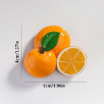 Vaigu puuviljade magnetplaastri simulatsiooniga k&uuml;lmkapi magnetiline 3D puuviljak&uuml;lmiku kleebis