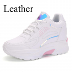 S&uuml;gis ja Talv Nahast Uued Naiste Spordi Vabaaja Jalatsid Mugavad Platvorm Jooksujalatsid 33