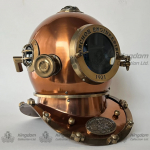 Divers Helmet Copper Anchor Diving Helmet US Navy Deep Sea Anchor Engineering Nautical Gift pronksi