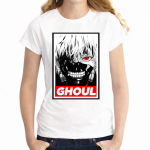 Naiste T-s&auml;rk Tokyo Ghoul Ink Art Ken Kaneki Anime Manga Artwork Girl s M valge