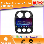 Autoraadio Jeep Compass Patriot 2010-2016 jaoks Multimeediapleier Autoradio Stereo 2 Din Pleier GPS-navigatsioon Carplay DSP 4 core 1GB+32GB carplay