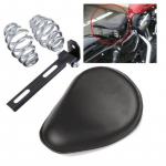 Uus mootorrattaistme 3 tolli vedrudega kinnitusklambrid padja sadulapadi must motorcycle Seat