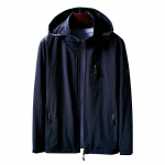 Meeste kevadine uus jope Meeste noorte lahtine, suur vabaaja jope kapuutsiga tuulejope M