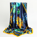 90 * 90 cm uus siidist sall naiste kevadsuvine dekoratiivne sall p&auml;ikesekaitsega reisisall S&uuml;gis- ja talvesall &otilde;huke v&auml;ljaanne 90*90cm