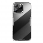 NILLKIN IPhone 16 Pro Max Case Nature TPU Pro l&auml;bipaistva pehme silikoonkattega l&auml;bipaistva &uuml;mbrise jaoks iPhone 16 valge