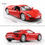 5-tolline simulatsioon peen survevalu ja m&auml;nguasjas&otilde;idukid Porsche 918 Spyder Supercar RMZ city 1:36 sulamist mudel Pull Back Car