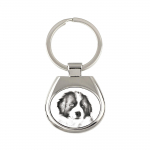 Tornjak, Bosnian And Herzegovinian - Croatian Shepherd Dog - keychain with a dog, keychain with a print, personalized pendant from the Art-Dog brand