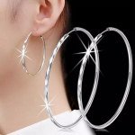 Korea moeehte l&auml;bim&otilde;&otilde;t 5 cm suur &uuml;mmargune r&otilde;ngask&otilde;rvar&otilde;ngad naistele Trend New naiste k&otilde;rvar&otilde;ngas Boucle Oreille Femme
