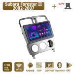 Android Carplay autoraadio Subaru Forester II 2002-2007 multimeediumipleieri peakomplekti stereo GPS-navigatsioon BT WIFI 2+32GB 1+16GB