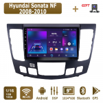 Androidi autoraadio Hyundai Sonata NF 2008-2010 jaoks Multimeediapleier Peaseade Stereo GPS-navigatsioon BT WIFI 1+16GB 1+16GB,A