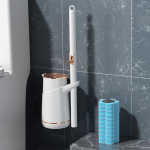 Seinale paigaldatavad multifunktsionaalsed harjad Vannitoa puhastust&ouml;&ouml;riist WC-puhastusharjade komplekt Kodukontor SET 3