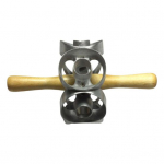 Roostevabast terasest s&otilde;&otilde;rikuvorm 6-&otilde;&otilde;nsusega koogivorm k&uuml;psetusringi jaoks K&uuml;psisel&otilde;ikurid Mitmek&uuml;lgne k&ouml;&ouml;git&ouml;&ouml;riist k&uuml;psiste jaoks K&uuml;psised Minikoogid Suupisted Magustoidud Circle