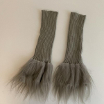 Virnastatud sokid y2k Subkultuursed sokid Pikad pl&uuml;&uuml;ssokid Kootud sokid Soe s&auml;&auml;rekate