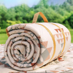 Piknikutekk Kokkupandav Kaasaskantav Telkimiseks V&auml;ljas Reisimiseks Geomeetriline 180cm