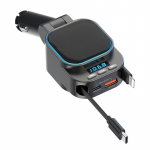 Auto Bluetooth MP3-m&auml;ngija kadudeta helikvaliteet topelt sisset&otilde;mmatav kaabel autolaadija kiirlaadimine automaatne 【2】With Overheat Protection must
