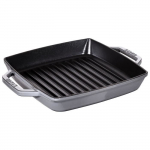 Staub - Gril Carr&eacute; Gris Graphite 23cm