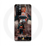 Coque Maniacase pour Xiaomi Poco M4 Pro 5G verstappen &eacute;clair Formule 1 Casque F1