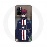 Coque Maniacase pour Redmi Note 11 5G paris saint germain anime