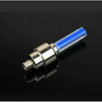 Phare avant de bicyclette,Bleu--Bouchon de Valve de Pneu, valgusdioodi valgustus, moto, v&eacute;lo, lampe n&eacute;on, 2 t&uuml;kki