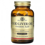 Solgar - Cod Liver Oil, Vitamin A & D 100 Softgels