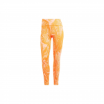 Adidas X Stella McCartney Koost&ouml;&ouml; Kogu Pind Tr&uuml;kiga Kiiresti Kuivuv Tihe Fitness 3/4 Retuusid Naiste Retuusid Oranž IB5094 S