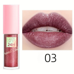 Glitter Lip Glaze Highly pigmented Waterproof Liquid Lipstick Dewy Finish Lip Oil Lip Tint Moisturizing Lip Balm Highly Pigmented For Music Festival 01