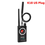 K18 Multifunktsionaalne Peidetud Kaamera Vastane Traadita Objektiivi Seadme Otsija 1MHz-6.5GHz GSM Audio Pealtkuulamisseadme Otsija GPS Signaali RF J&auml;lgija Tuvastamine US Plug