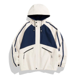 Meeste kevade ja s&uuml;gise pluss Fat Plus Size Outdoor Stormtrooper paar uus veekindel tuulekindel m&auml;gironimisjope kapuutsiga jope 9XL elevandiluuvalge