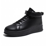 Moodsad Kevad S&uuml;gis Klassikalised Mustad Kingad Meestele Hingavad Platvormiga Meeste Vabaajakingad Paeladega K&otilde;rged Kingad Meeste Zapatos Para Hombres 39