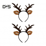 2 tk Hirvesarvede peapael j&otilde;ulude Cosplay juukser&otilde;ngas t&auml;iskasvanutele realistlik p&otilde;hjap&otilde;dra sarved k&otilde;rvad kost&uuml;&uuml;m juuste aksessuaar 2pcs