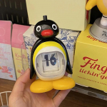 Kalender Lauakaunistus Loominguline Pingviin Vajutamine Igavene Kalender Armas Pingviin Nukk Kaunistus S&uuml;nnip&auml;evakingitus S&otilde;pradele must