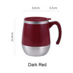 Roostevabast terasest termoskruus tee kohvi termotass kontori reisikruus isoleeritud oranž