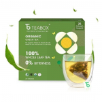 Teabox Orgaaniline Darjeelingi roheline tee 25 teekotti |100% tervete lehtedega tee Darjeelingist | Rikas antioks&uuml;dantide poolest | Tervislik ja v&auml;rskendav