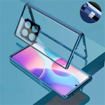 360 t&auml;ismagnet&uuml;mbris For Honor 200 Smart 5G &uuml;mbris, kahepoolne adsorptsiooniga metallist karastusklaasi kaitse telefoni korpuse kate For Honor 200