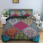 Etniline Mandala Voodipesukomplekt Boheemlaslik Tekikott Magamistuppa Luksuslik Tekikotikomplekt King Queen Twin Suurus Voodipesu AU Double 180x210cm
