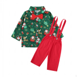 Bow Tie Costume Set for Boys at Year Party Performance Short Sleeve Clip S